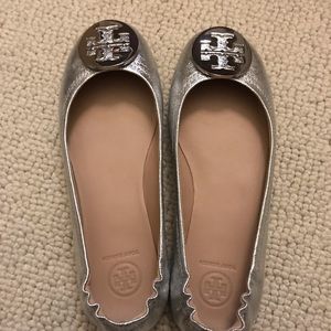 Brand NEW Tory Burch MINNIE TRAVEL BALLET size7.5